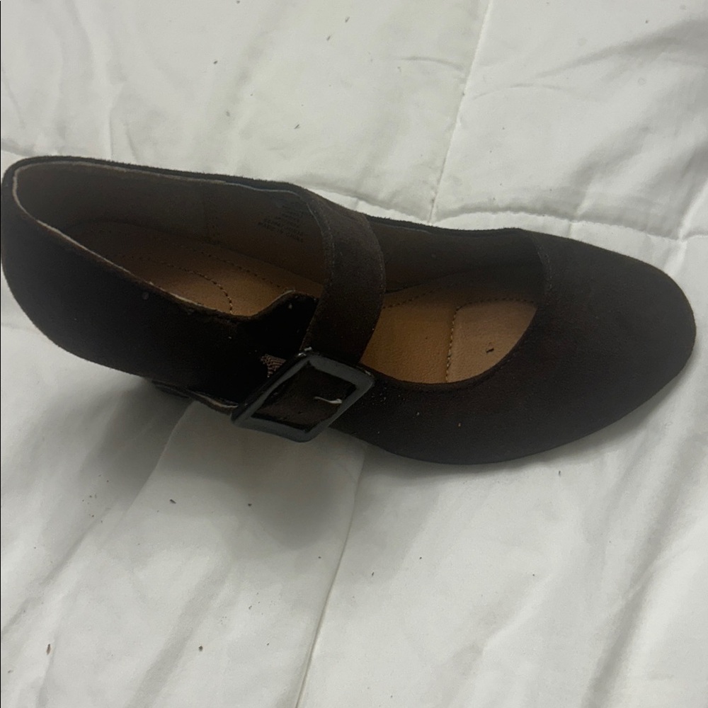 Jaclyn Smith Dark Brown Mary Jane Heels 💥 - Picture 2 of 9